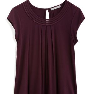 Daniel Rainn Brinn Scoop Neck Detail Top